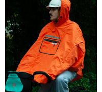 Poncho impermeabile per ciclista The Peoples Poncho ( Arancione / Unica )