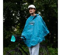 Poncho impermeabile per ciclista The Peoples Poncho ( Blu / Unica )