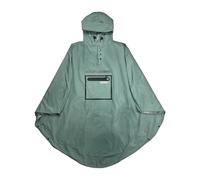 Poncho impermeabile per ciclista The Peoples Poncho ( Green Celeste / Unica )
