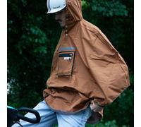 Poncho impermeabile per ciclista The Peoples Poncho ( Marrone / Unica )