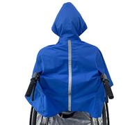 Poncho Impermeabile Per Sedia A Rotelle Mantella Antipioggia Traspirante In