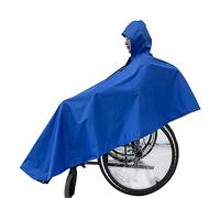 Poncho Impermeabile Per Sedia A Rotelle - Parapioggia Per Sedia A Rotelle - Poncho Impermeabile Con Cappuccio Per Sedia A Rotelle - Mantella Protettiva Antipioggia Resistente All'acqua E Agli,Blu
