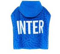 Poncho inter in 100% cotone con cappuccio prodotto ufficiale