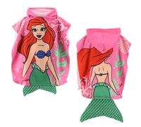 PONCHO MARE ARIEL DISNEY 110 X 55 CM CON CODA ACCAPPATOIO MICROFIBRA SPIAGGIA