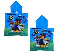 Poncho mare Paw Patrol accappatoio per bambini in microfibra di poliestere dimensioni 50 x 100 cm spiaggia piscina