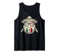 Poncho Messicano a Balena Cinco De Mayo Fiesta Sombrero Meme Canotta