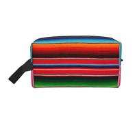 Poncho Messicano Borsa da Toilette da Viaggio Poncho Messicano Borsa da Trucco da Viaggio Personalizzata Grande capacità con Cerniera Borsa da Toilette da Viaggio Portatile Multistile, Idea Regalo per