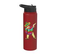 Poncho messicano Sombrero Cinco De Mayo Stainless Steel Insulated Water Bottle