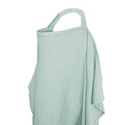 Poncho per allattamento al seno - Poncho in cotone con tracolla regolabile | materiale traspirante | Copertura completa a 360 gradi, comodo per la mamma che allatta all'aperto