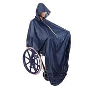 Poncho Per Sedia A Rotelle Poncho impermeabile for sedia a rotelle ripiegabile for adulti, giacca antipioggia a copertura totale for sedie a rotelle o scooter leggero Per La Protezione Dalla Pioggia(D
