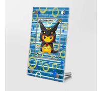 Poncho Pikachu x Shiny Rayquaza - Pokémon Extended Artwork Protective Card Displ
