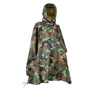 Mil-Tec Poncho da uomo 10630020 Woodland, 210 x 150 cm, EU