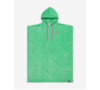 Poncho Roxy Infinite Lagoon verde rosa donna