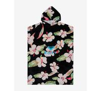 Poncho Roxy Stay Magical Printed nero verde rosa donna