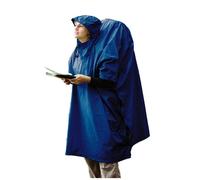 Toldo/poncho de nylon azul