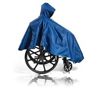 Poncho sedia a rotelle Poncho for sedia a rotelle Anziani adulti Mantella for sedia a rotelle Resistente riutilizzabile Copertura completamente impermeabile Cappuccio anteriore con cerniera