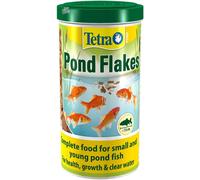 Pond Flakes, Cibo Completo per Pesci Piccoli E Giovani, 1 Litro