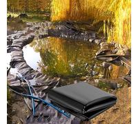 Pond Liners for Outdoor Ponds, Black Pond HDPE Liner for Waterfall, Fish Ponds, Garden Fountain(2x10m)