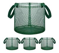 Pond Plant Baskets, Versatile Reusable Mesh Baskets Plant Containers, Convenient Space Saving Breathable Lily Pots Container, For Aquarium Pool Garden Water Lily Planting Soil Strawberry