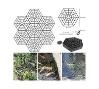 Pond Protectors 20 Pack Plastic Pond Guard Netting Floating On Water Resist Herons Racoons Cats Crows Seabirds