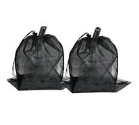 Pond Pump, Filter Bag, Outdoor Mesh, Easy Installation Secure Fit Fine Filtration High flows Quick Access Flexible Usage Weatherproof Protection durables Barrier 2 Pieces Garden Fountain Use