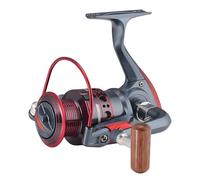PONDON Mulinello da pesca a manovella, leggero e resistente alla corrosione, 10 + 1 cuscinetti a sfera, bobina in metallo preparato, design Zero Gap per acqua salata e d'acqua dolce