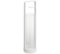 PONDON Porta incenso per bastoncini, base stabile, in vetro staccabile, bruciatore anticenere, bianco, moderno e minimalista, supporto per aromaterapia con raccoglitore di ceneri per yoga e