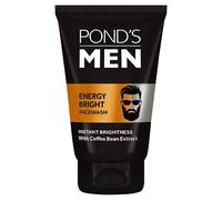 Pond's Men Energy Bright detergente viso anti-opacità con chicchi di caffè,...
