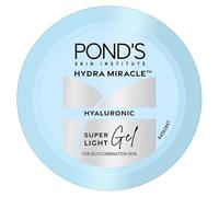 POND'S Super Light Gel Oil Free Face Moisturizer 49 g, con acido ialuronico e vitamina E per Fresh Glowing Skin & 24 hr Hydration - Daily Use