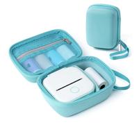 Ponek Custodia per stampante adesiva per M02/T02/M02X/M02 Pro/P2S/M02L/Y02C, compatibile con Nelko PM230/Anycash/iDPRT/Cabaro Mini, supporto portatile per carta adesiva - solo scatola, verde