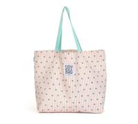 Ponette - Borsa da spiaggia familiare stampata con manici, Stella, 60 cm x 40 cm x 19 cm