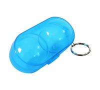 Pong Ball Case - Table Tennis Ball Container, Keychain Attached Portable Box, Lightweight Sturdy Construction | Quick Access Holder for Two Balls, Travel-Friendly Design, Indoor Outdoor Usage