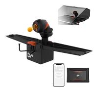 PONGBOT Robot da ping pong con rete, macchina automatica da ping pong, controllo E-Pad/APP, 396 traiettorie della pallina pre-salvate, esercizi programmabili