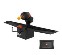 PONGBOT Robot da ping pong con rete, macchina automatica da ping pong, controllo E-Pad/APP, 396 traiettorie della pallina pre-salvate, esercizi programmabili