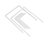 Pongnas 2 Pezzi Cornice per Foto in Acrilico Trasparente Supporto da Tavolo Decorativo per Visualizzare Immagini e Opere d'arte