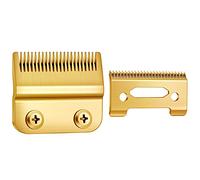Pongnas 2 Pezzi Lama di Ricambio per Testina per Tagliacapelli Lama di Ricambio per Tagliacapelli Elettrico Trimmer per Rasoio Accessori per Tagliacapelli Acciaio Inossidabile Resistente (GOLD)