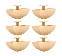 Pongnas 20 Pz Rivetti a Piramide in Lega di Zinco Rivetti Quadrati da 18 Mm con Viti PH per Cinture Borse Cappelli Scarpe Decorazioni Artigianali in Pelle (GOLD)