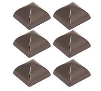 Pongnas 20 Pz Rivetti a Piramide in Lega di Zinco Rivetti Quadrati da 18 Mm con Viti PH per Cinture Borse Cappelli Scarpe Decorazioni Artigianali in Pelle (Argento)