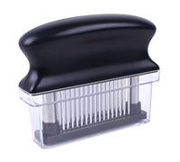 Pongnas 48 Batticarne per Carne e Manzo - Utensile da Professionale per un più Rapido Assorbimento e Intenerimento della Marinata (BLACK)