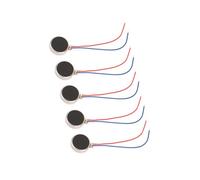 Pongnas 5 Pezzi 10x2 Mm DC 3 V 80 M A Motore Vibrante Piatto 1000 Giri/Min Micromotore A Moneta per Telefoni Cellulari e Cercapersone, con e Lunga Durata (27mm)