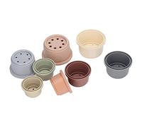 Pongnas 8 Bicchieri Colorati Impilabili per Bambini Piccoli: Giocattoli Educativi per Il Bagno e Idee Regalo per la Doccia