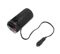Pongnas Adattatore per Sigaro CA Inverter da 12V a 220V per Auto da 200 W con Doppia Porta USB e Doppia Porta di Ricarica Rapida per Laptop CPAP Cooler Road Trip Camping