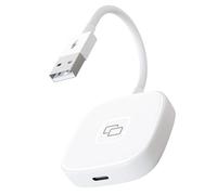 Pongnas Adattatore per Specchio Carplay Cablato per Telefoni - Dongle per il Mirroring dello Schermo Senza Soluzione di continuità per il di Infotainment della Tua Auto (Cerchio) (Quadrato