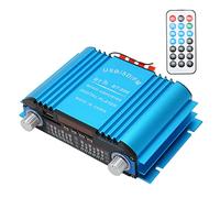 Pongnas Amplificatore per Auto da 12 V con Telecomando per Stereo e Miglioramenti del Veicolo