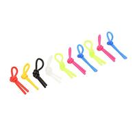 Pongnas Antivibranti per Racchette da Tennis in Silicone da 10 Pezzi per Assorbimento degli Urti e Riduzione del Rumore - Set Multicolore per Tennis e Squash