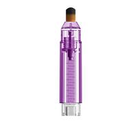Pongnas Applicatore per Cuoio Capelluto 8 Ml, Sfera per Olio per Capelli per Un'applicazione Precisa e Senza Disordine, con Rullo Circolare Distribuzione Uniforme (Viola trasparente)