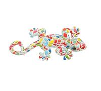 Pongnas Arte della Parete all'aperto, Decorazioni del Cortile Posteriore Decorazione da Parete da Esterno Decorazioni 3D Geckos Gecko da da Esterno Giardino Cortile Recinzione Balcone Portico