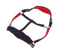 Pongnas Cavezza per di Servizio con Imbottitura in Pile e Hardware in Lega di Zinco - Collare Equino Antiusura per Guida, Addestramento, Strigliatura e Trasporto - per Adattarsi al Sangue Caldo (L)
