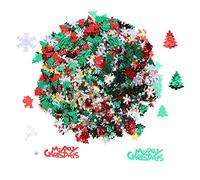 Pongnas Centrotavola Snowflake per Tavoli, Decorazioni per Tavolini di Natale Confetti di Natale con PVC Ad Alta Performance per la Decorazione del Festival per Feste