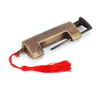 Pongnas Chiavi Vintage, Scelta della Scelta del Blocco Tubolare Pick con Speciale Lucchetto Intagliato di Rame Antico Cinese Antico retrò per Regali per Matrimoni di Gioielli (Distanza 5 cm)